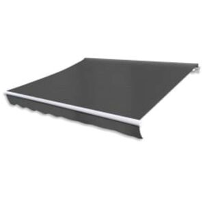 vidaXL Toldo dobr&aacute;vel motorizado 600 cm antracite