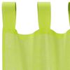 vidaXL Cortinas de voile com aba 2 pcs verde-ma&ccedil;&atilde;