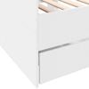 vidaXL Sof&aacute;-cama com gavetas sem colch&atilde;o 90x190 cm branco