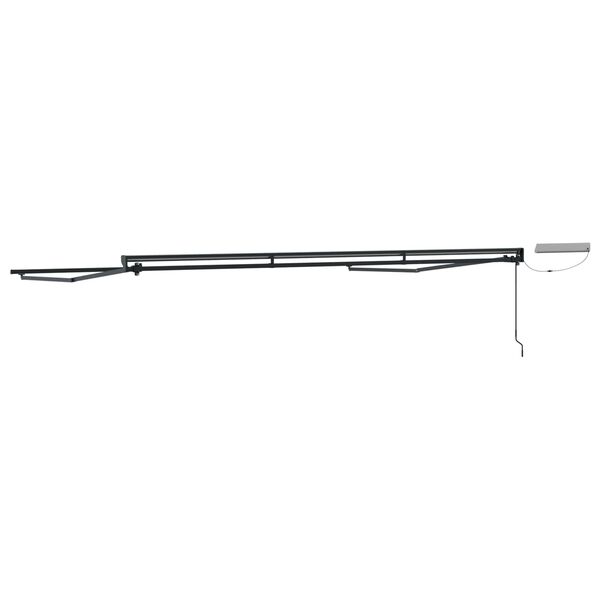 vidaXL Estrutura do Toldos Retr&aacute;teis El&eacute;tricos Branco 2,5 x 2 m A&ccedil;o