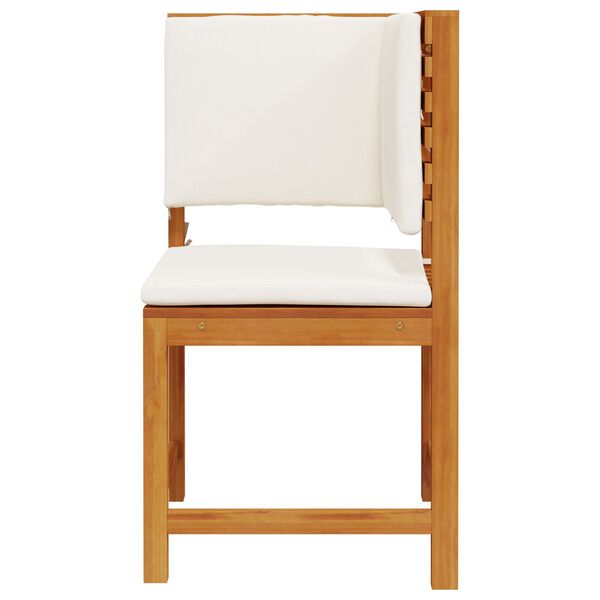 vidaXL Cadeira de Jardim com almofada Castanho 50 x 50 x 91cm