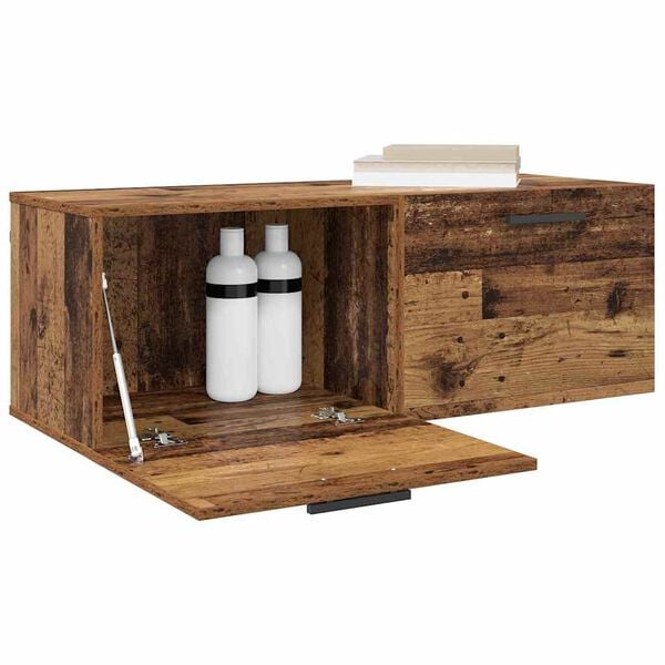 vidaXL Arm&aacute;rio de Parede Madeira antiga 100 x 36.5 x 35 cm