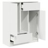 vidaXL Aparador c/ gavetas e portas 73x31x90 cm branco