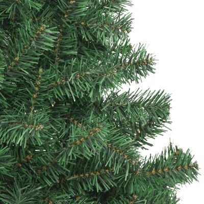 vidaXL Árvore de Natal artificial com suporte de aço 210 cm 910 ramos