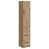 vidaXL Conjunto de Gabinete 2 pcs Carvalho Arttisan 33 x 34,5 x 87 cm