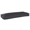 vidaXL Almofada Tecido Oxford Preto 100 x 40 x 8 cm