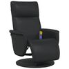 vidaXL Cadeira de Massagem Recliner Preto 71 x 90 x 105 cm