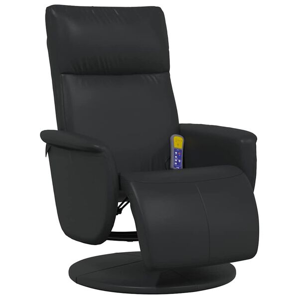 vidaXL Cadeira de Massagem Recliner Preto 71 x 90 x 105 cm