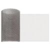 vidaXL Tela de Malha 20 x 500 cm 3 Mesh A&ccedil;o Inoxid&aacute;vel 201 Prateado