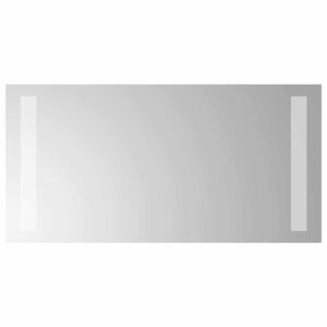 vidaXL Espelho de banheiro LED Transparente 40 x 20 cm vidro temperado