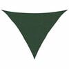 vidaXL Para-sol estilo vela 160 g/m&sup2; 2,5x2,5x3,5 m PEAD verde-escuro