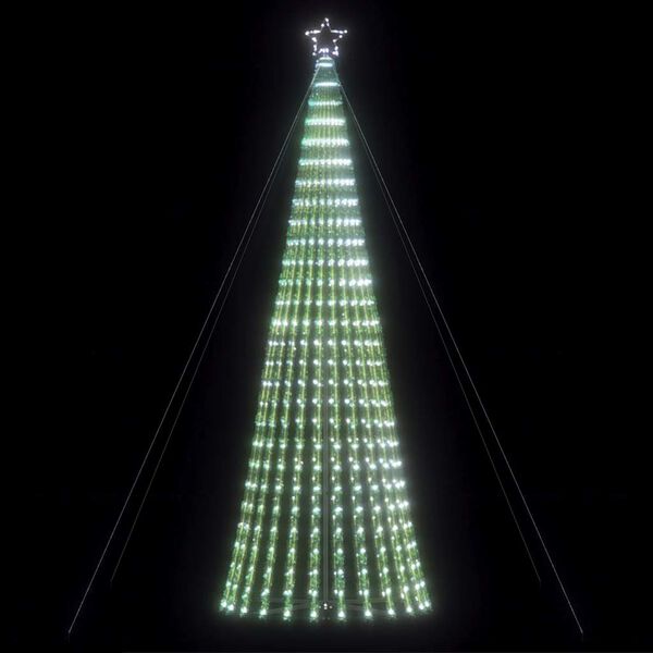 vidaXL LED Árvore de Natal 1028 LEDs Branco Frio 403 cm