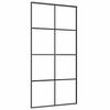 vidaXL Porta desliz. c/ conj. ferragens 102,5x205cm vidro ESG/alum&iacute;nio