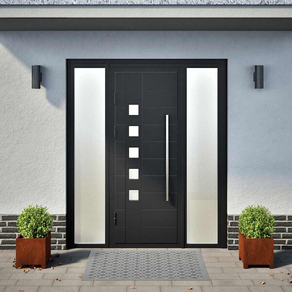 vidaXL Garden Planters 2 pcs 30x30x30 cm a&ccedil;o resistente &agrave;s intemp&eacute;ries