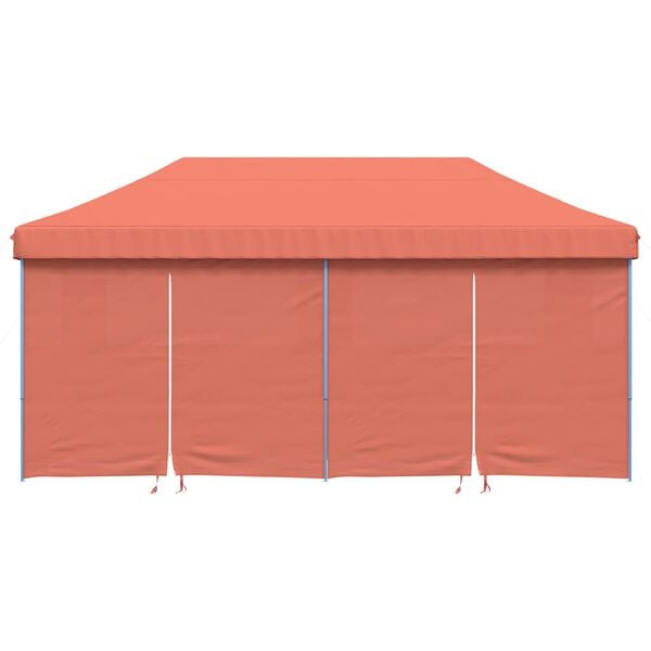 vidaXL Tenda de Festa Terracota 292 x 580 x 315 cm Tecido Oxford