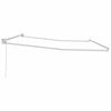 vidaXL Toldo Manual Branco 4,5 &times; 3 m Metal