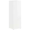 vidaXL Prateleira Lateral Branco Brilhante 33 x 32 x 100,5 cm
