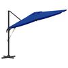 vidaXL Parasol Roma Azul 286 x 284 x 265 cm Alumínio e Poliéster