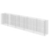 vidaXL Canteiro elevado/cesto gabi&atilde;o 450x50x100 cm a&ccedil;o galvanizado