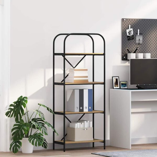 vidaXL Estante Carvalho Artesanal 60 x 30 x 146 cm Madeira processada