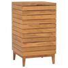 vidaXL Cesto para roupa suja 40x40x70 cm madeira de teca maci&ccedil;a