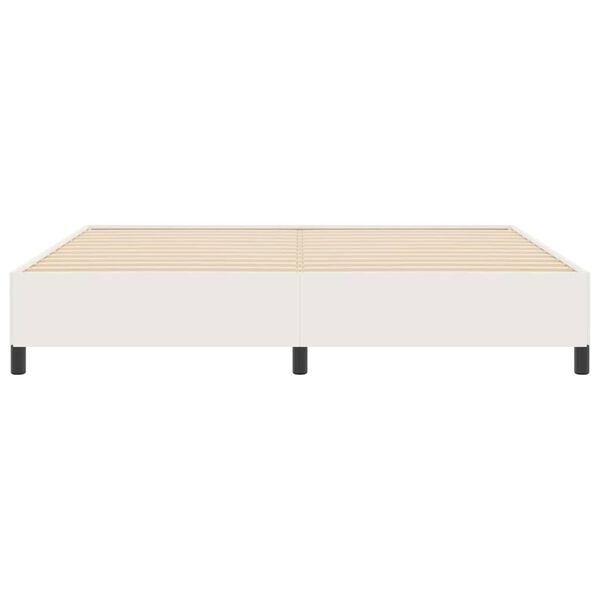 vidaXL Estrutura da Cama Creme 200 x 200 cm Tecido de veludo c&ocirc;tel&eacute;