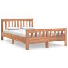 vidaXL Estrutura de cama 120x200 cm madeira de teca maci&ccedil;a