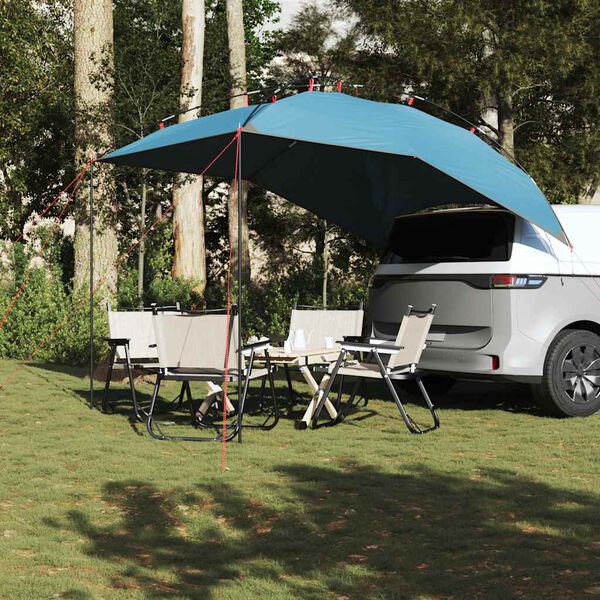 vidaXL Tenda de carro imperme&aacute;vel azul