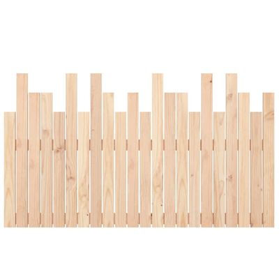 vidaXL Cabeceira de parede 140x3x80 cm madeira de pinho maciça