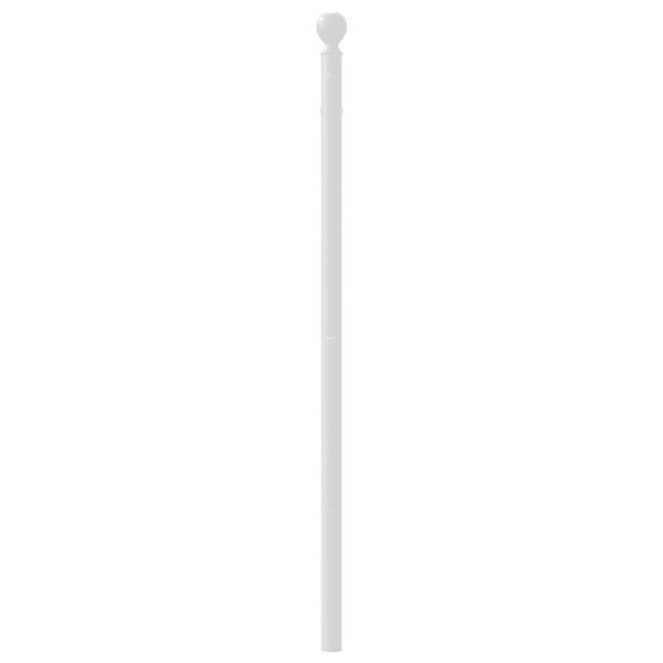 vidaXL Cabeceira de cama 90 cm metal branco