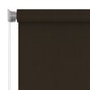vidaXL Estore de rolo para exterior 120x140 cm castanho