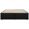 vidaXL Estrutura de cama sem colchão 180x200 cm tecido preto