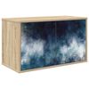 vidaXL Arm&aacute;rio de TV Montado na Parede RAALTE 69 x 33 x 40 cm