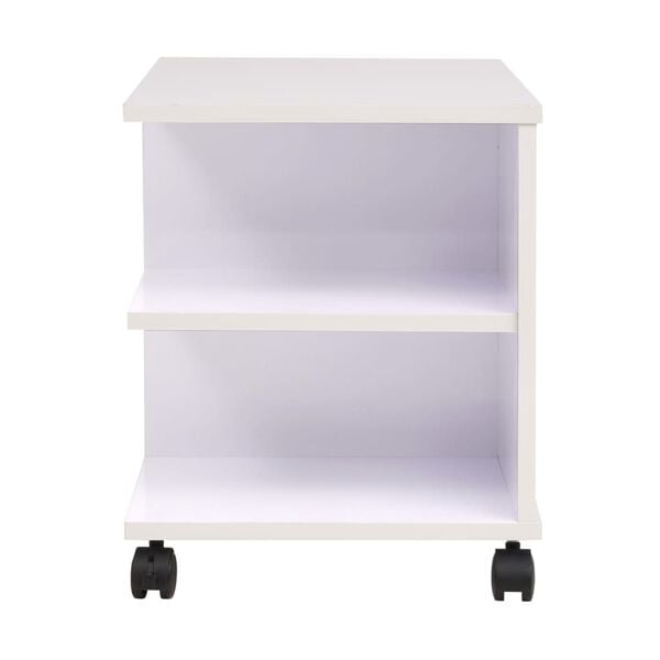 vidaXL Estante com rodas 50x35x42 cm branco