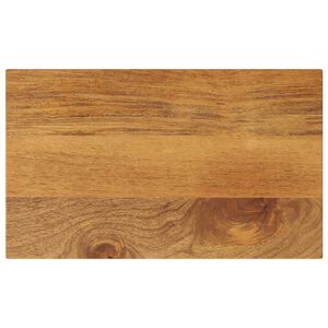 vidaXL Tampo de mesa retangular 40x20x2,5 cm mangueira maci&ccedil;a