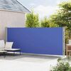 vidaXL Toldo lateral retr&aacute;til de p&aacute;tio 180x600 cm azul