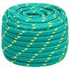 vidaXL Corda de barco 20 mm 25 m polipropileno verde