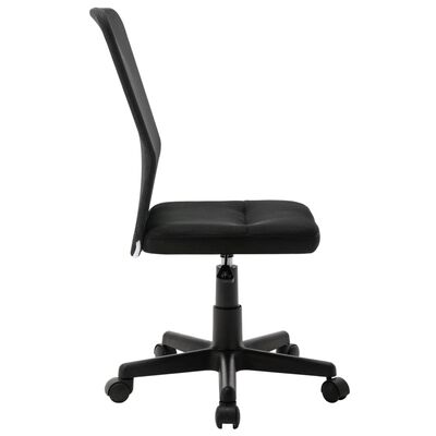 vidaXL Cadeira de escritório 44x52x100 cm tecido de malha preto