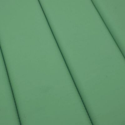 vidaXL Almofadão p/ espreguiçadeira 200x50x3 cm tecido oxford verde