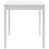 vidaXL Mesa de jantar 140x70x73 cm madeira de pinho branco