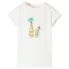 T-shirt infantil cor cru 140
