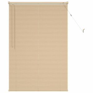 vidaXL Cortina Veneziana Marrom Claro com Padr&atilde;o 150 x 70 cm PVC