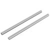 vidaXL Barra Roscada 2 pcs Prateado 6 x 120 mm A&ccedil;o