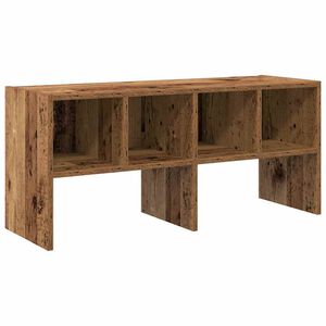 vidaXL Sapateira empilh&aacute;veis 89,5x30x40 cm madeira velha