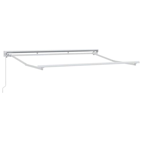 vidaXL Estrutura de Toldo Manual Branco 3 x 2 m