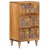 vidaXL Buffet Natural 40 x 33 x 75 cm Madeira de manga maci&ccedil;a