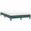 vidaXL Estrutura de cama sem colchão verde escuro 120x210 cm Veludo