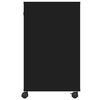 vidaXL Suporte para impressora com rodas 60x40x68,5 cm preto