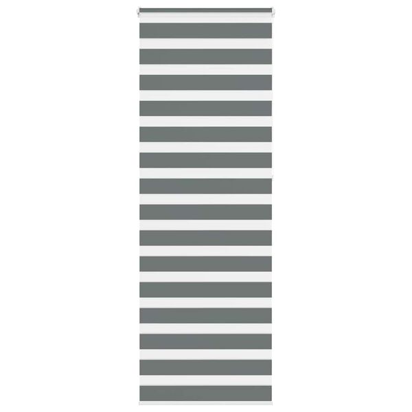 vidaXL Cortina de zebra 75x230 cm largura do tecido 70,9 cm poli&eacute;ster