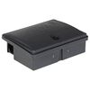 vidaXL Armadilhas para ratos 20 pcs preto 13x10x4 cm